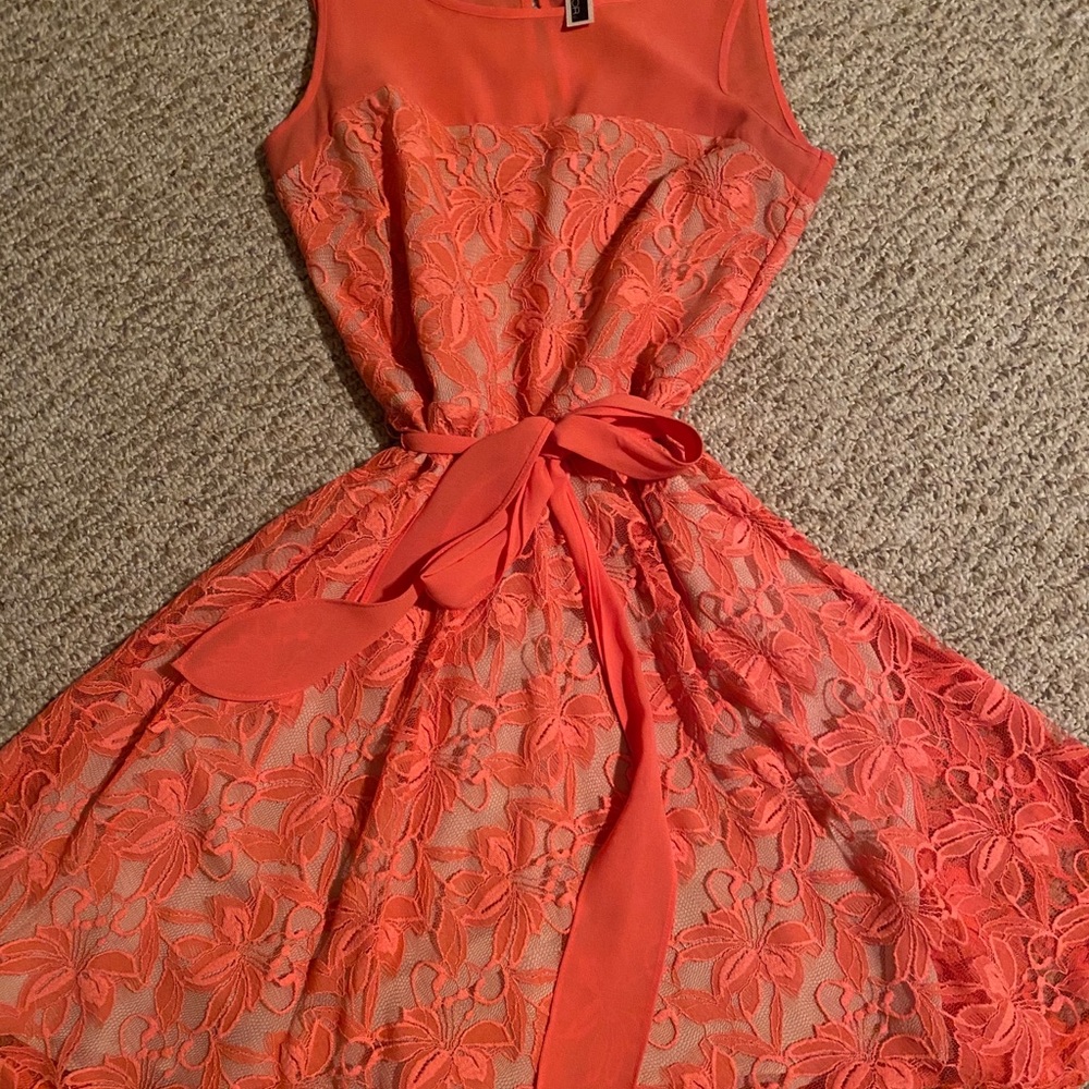 Peach 🍑 Lace Dress